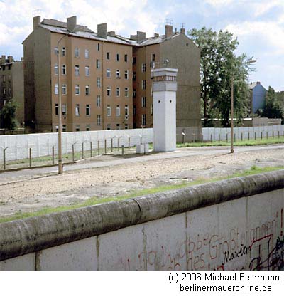 Berliner Mauer 1990 Bernauer Strasse