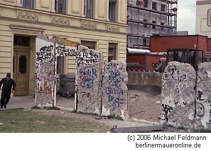 Berliner Mauer 1990 Checkpoint Charlie