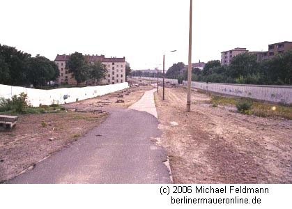 Berliner Mauer 1990 Bernauer Strae